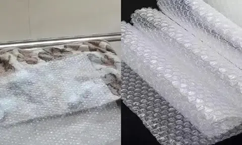 Đừng vứt miếng đệm bong bóng sau khi mở hàng, giữ nó có thể giúp chúng ta tiết kiệm rất nhiều tiền!