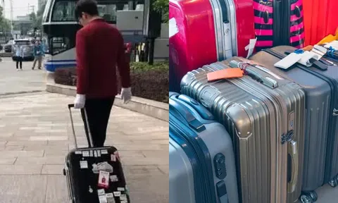 Sau khi xuống máy bay, tại sao hầu hết mọi người không xé nhãn trên vali? Lý do quá thực tế