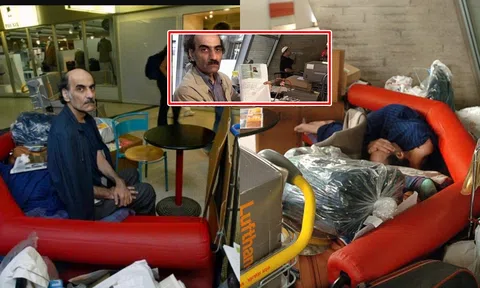 Người đàn ông này bị mất hộ chiếu và ăn ngủ ở sân bay suốt 18 năm nhưng cuối lại trở thành triệu phú đô la!