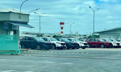 Honda CR-V 2024 lộ diện tại nhà máy "trước giờ G", sẵn sàng bàn giao đến khách hàng Việt