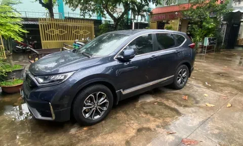 Bất ngờ mức giá chào bán của Honda CR-V "siêu lướt" sau 2 năm lăn bánh