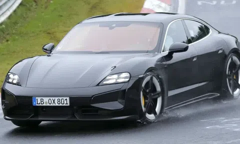 Porsche Taycan 2024 lộ diện hoàn toàn, nâng cấp đáng kể về thiết kế
