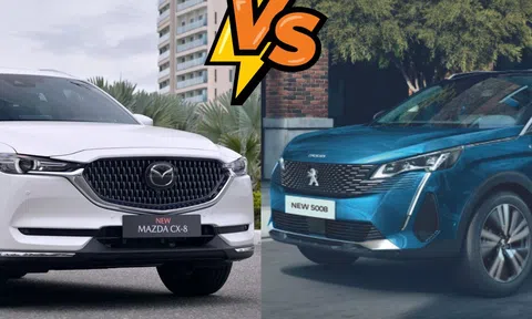 So sánh Mazda CX-8 và Peugeot 5008: Nên mua xe nào?