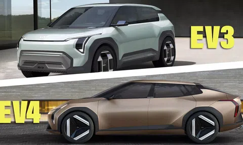Cận cảnh Kia EV3 và EV4 Concept: Thiết kế đậm chất tương lai, nội thất tràn ngập các vật liệu mới