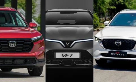 So sánh chi phí vận hành VinFast VF 7 với Honda CR-V, Mazda CX-5