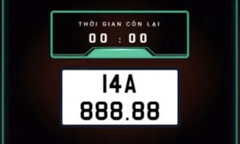 Biển số ngũ quý 8 đến từ Quảng Ninh trúng đấu giá gần 22 tỷ đồng, ngang ngửa một chiếc Bentley Bentayga