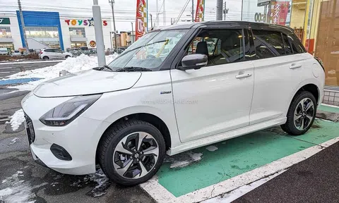 Cận cảnh Suzuki Swift 2024 tại đại lý: Nâng cấp ngoại thất, nhiều công nghệ an toàn