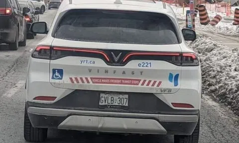 VinFast VF 8 được sử dụng làm xe công vụ của cơ quan nhà nước tại Canada