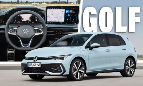 Volkswagen Golf 2025 trình làng: Cải tiến nội thất, đa dạng tùy chọn động cơ