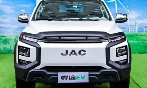 Bán tải điện JAC Hunter ‘rục rịch’ ra mắt: Thiết kế hầm hố, sức mạnh đáng nể