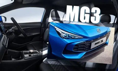 MG3 thế hệ mới lộ thiết kế nội thất cao cấp: Cặp màn hình cỡ lớn, ghế họa tiết kim cương