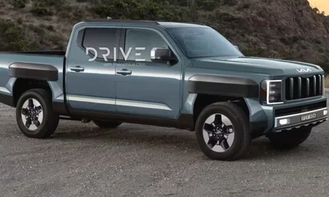 Tasman - bán tải mới nhà Kia được phác họa với thiết kế mạnh mẽ ‘vạn người mê’