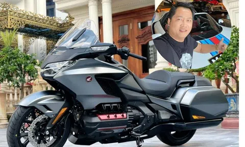 Đại gia Hoàng Kim Khánh chi hơn 1 tỷ đồng tậu siêu xe hai bánh Honda Gold Wing F6B