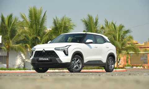 Ảnh thực tế Mitsubishi Xforce bản tiêu chuẩn: Ngoại hình tương đồng với bản cao cấp, giá 620 triệu đồng