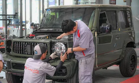 Suzuki Jimny tại Việt Nam được độ lại theo phong cách G 63 Brabus