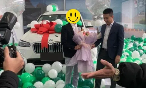 Thái Nguyên: Thay dầu xe máy, thanh niên may mắn trúng BMW X3 giá hơn 2 tỷ đồng