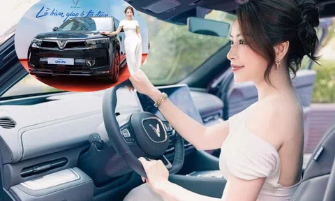 Chi Pu tậu SUV điện VinFast VF 9 tiền tỷ, nhận xe đúng ngày 8/3