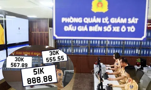 CHÍNH THỨC: Niêm yết phiên đấu giá biển số ô tô lần thứ 3, nhiều biển ngũ quý, sảnh tiến ‘siêu VIP’