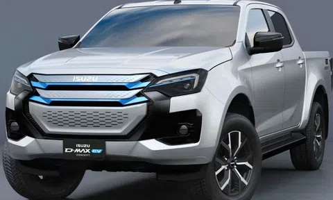 Bán tải đối thủ của Ford Ranger ‘rục rịch’ ra mắt bản thuần điện