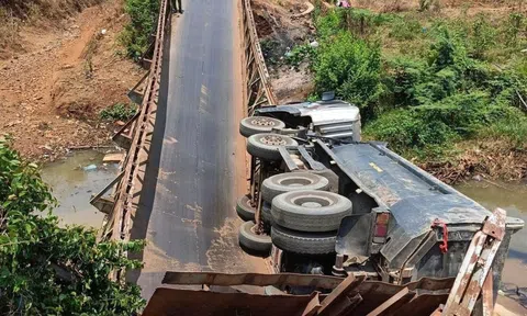 Vụ xe tải gây sập cầu ở Bình Phước: Tài xế có thể bị xử lý hình sự