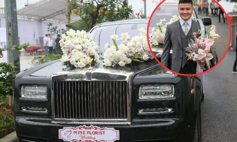 Cận cảnh cực phẩm Rolls-Royce Phantom Series II giá 15 tỷ trong đám cưới Quang Hải - Chu Thanh Huyền