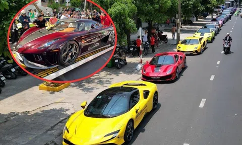 Dàn siêu xe của Hoàng Kim Khánh đổ bộ tại Nha Trang, có cả Koenigsegg Regera giá hơn 100 tỷ đồng