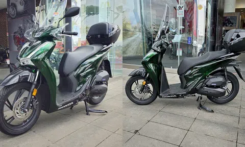 Lộ diện Honda SH150 Vetro màu xanh ngọc lục bảo tuyệt đẹp đầu tiên về Việt Nam