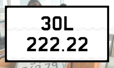 Biển số ngũ quý 2 đến từ Hà Nội trúng đấu giá ngang một chiếc BMW X3