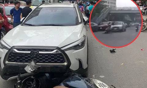 Hà Nội: Nữ tài xế ô tô gây tai nạn liên hoàn, nhiều phương tiện gặp ‘tai bay vạ gió’