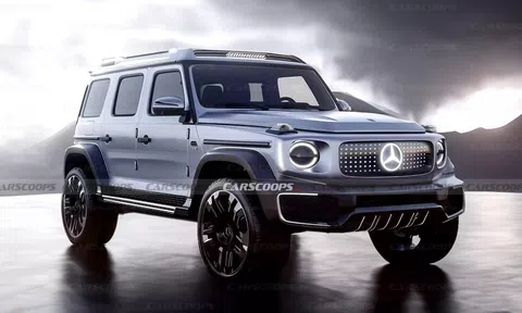 Xem trước thiết kế 'tiểu Mercedes G-Class' chạy điện: Ngoại hình hầm hố, trang bị xịn sò