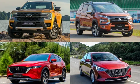 TOP 10 xe bán chạy nhất quý I/2024: Suzuki XL7 gây bất ngờ, Ford Ranger lấy lại phong độ