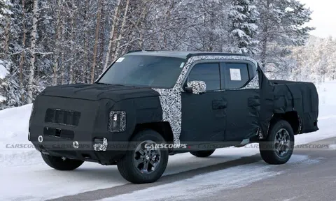 Bán tải Kia Tasman lộ nội thất trước ngày ra mắt, 'phả hơi nóng' lên Ford Ranger