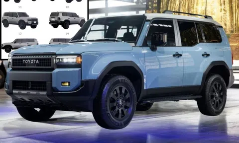 Toyota Land Cruiser Prado 2024 rò rỉ hình ảnh, đã sẵn sàng chào khách Việt?