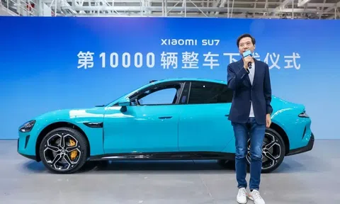 'Gã khổng lồ' công nghệ Xiaomi xuất xưởng chiếc xe điện SU7 thứ 10.000 chỉ sau 1 tháng ra mắt