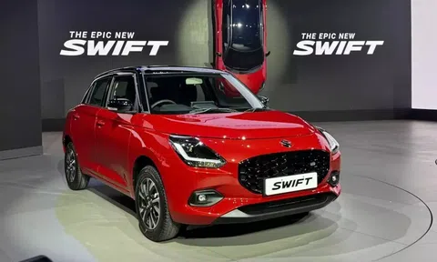 Suzuki Swift thế hệ mới tiếp tục ra mắt châu Á: 'Ăn xăng' 3,88 lít/100 km, giá quy đổi từ gần 200 triệu đồng