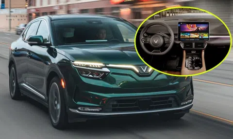 Xe điện VinFast VF 8 được tích hợp dịch vụ xem phim miễn phí RIDEVU