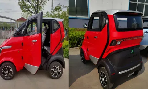 Xuất hiện mẫu ô tô điện mini 3 chỗ siêu rẻ, giá quy đổi chỉ từ 28 triệu đồng