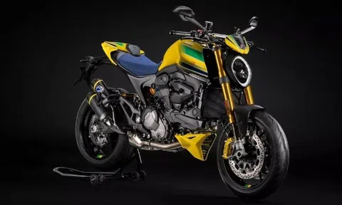 Siêu phẩm Ducati Monster Senna chính thức trình làng, chỉ có 341 chiếc được sản xuất trên thế giới