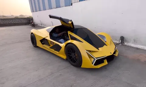 Mãn nhãn với chiếc Honda Civic hóa siêu xe Lamborghini Terzo Millennio cực ngầu