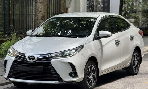 Toyota Vios 2022 cũ sau 2 năm lăn bánh tại Việt Nam rao bán giá bao nhiêu?