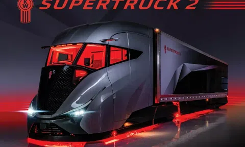 Xuất hiện mẫu xe tải SuperTruck 2 siêu tiết kiệm xăng: 'Ăn' 18L/ 100km, tiện nghi như 'nhà di động'