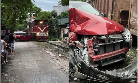 Hyundai Creta bị tàu hỏa đâm nát: Bảo hiểm đền bù bao nhiêu?