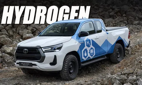 Bán tải Toyota Hilux chạy bằng nhiên liệu hydro sẽ có tầm hoạt động lên tới 600 km