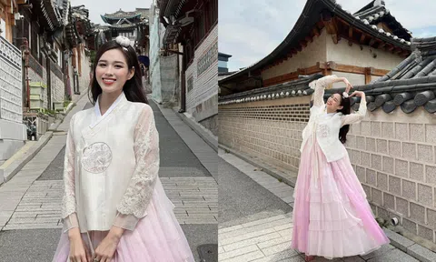 Đỗ Hà diện hanbok Hàn Quốc khiến dân tình xuýt xoa