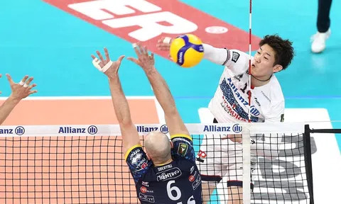 Ishikawa xuất sắc đưa Allianz giành huy chương Đồng SuperLega lịch sử