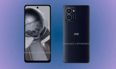 Điện thoại đầu tiên của HMD lộ diện, thiết kế giống Nokia C32, hứa hẹn sẽ là vua giá rẻ thế hệ mới