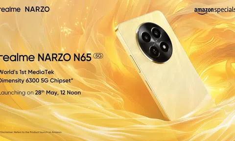 Vua hiệu năng giá rẻ Realme Narzo N65 ra mắt: Màn to như iPhone 15 Pro Max, trang bị xịn ngang kèo Galaxy S24