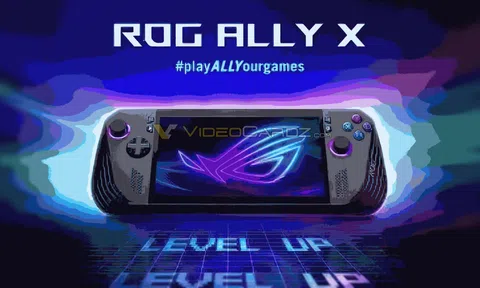 Máy chơi game cầm tay ROG Ally X lộ diện: Màn hình 7 inch 120Hz, pin 80Wh gấp đôi bản cũ, giá gần 30 triệu đồng