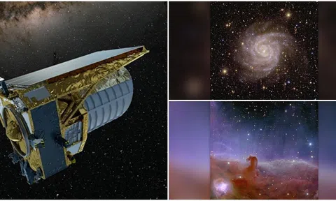 Khung cảnh ngoạn mục về các tinh vân và thiên hà xa xôi từ kính viễn vọng không gian Euclid