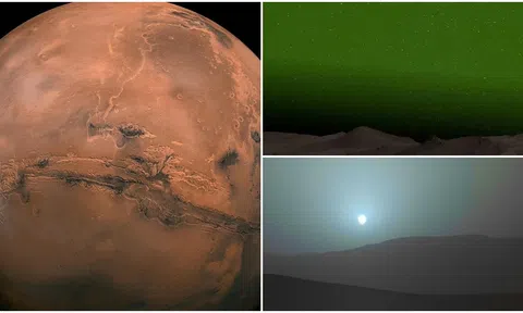 Giải mã về bầu trời xanh ma mị ở trên sao Hỏa, khác hoàn toàn với bầu trời ở Trái Đất